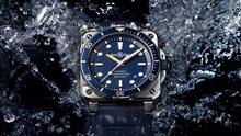 Men's watch / unisex  BELL & ROSS, BR 03-92 Diver Blue / 42mm, SKU: BR0392-D-BU-ST/SRB | watchphilosophy.co.uk