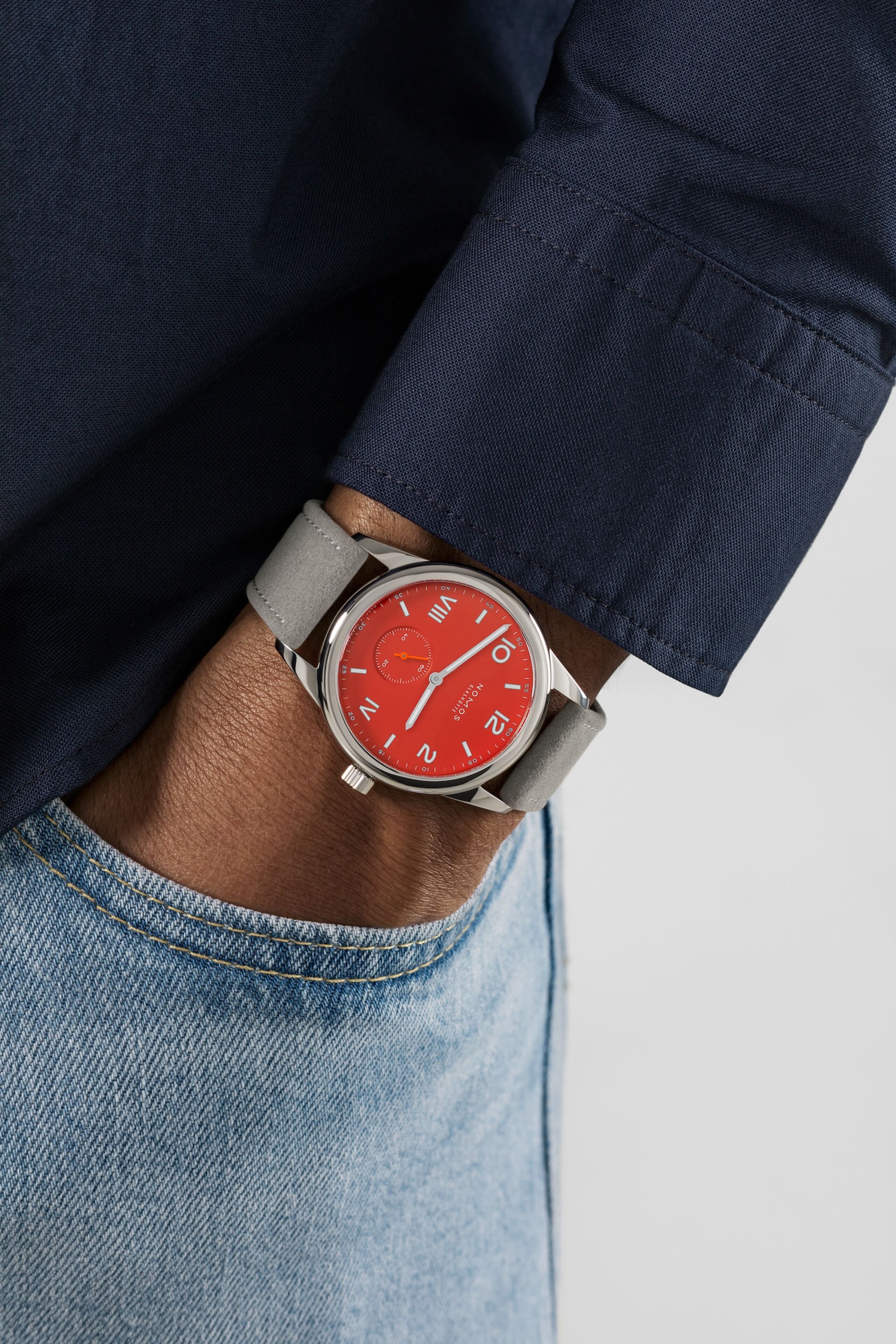 Men's watch / unisex  NOMOS GLASHÜTTE, Club Campus 38 Nonstop Red / 38.50mm, SKU: 723 | watchphilosophy.co.uk