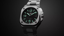 Men's watch / unisex  BELL & ROSS, BR 05 Black Steel / 40mm, SKU: BR05A-BL-ST/SST | watchphilosophy.co.uk