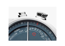 Men's watch / unisex  NOMOS GLASHÜTTE, Zurich World Time Midnight Blue / 39.90mm, SKU: 807 | watchphilosophy.co.uk