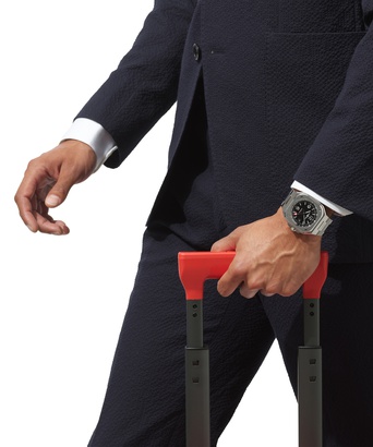 Men's watch / unisex  BELL & ROSS, BR 05 GMT / 41mm, SKU: BR05G-BL-ST/SST | watchphilosophy.co.uk