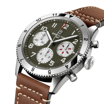 Men's watch / unisex  BREITLING, Classic AVI Chronograph Curtiss Warhawk / 42mm, SKU: A233802A1L1X1 | watchphilosophy.co.uk