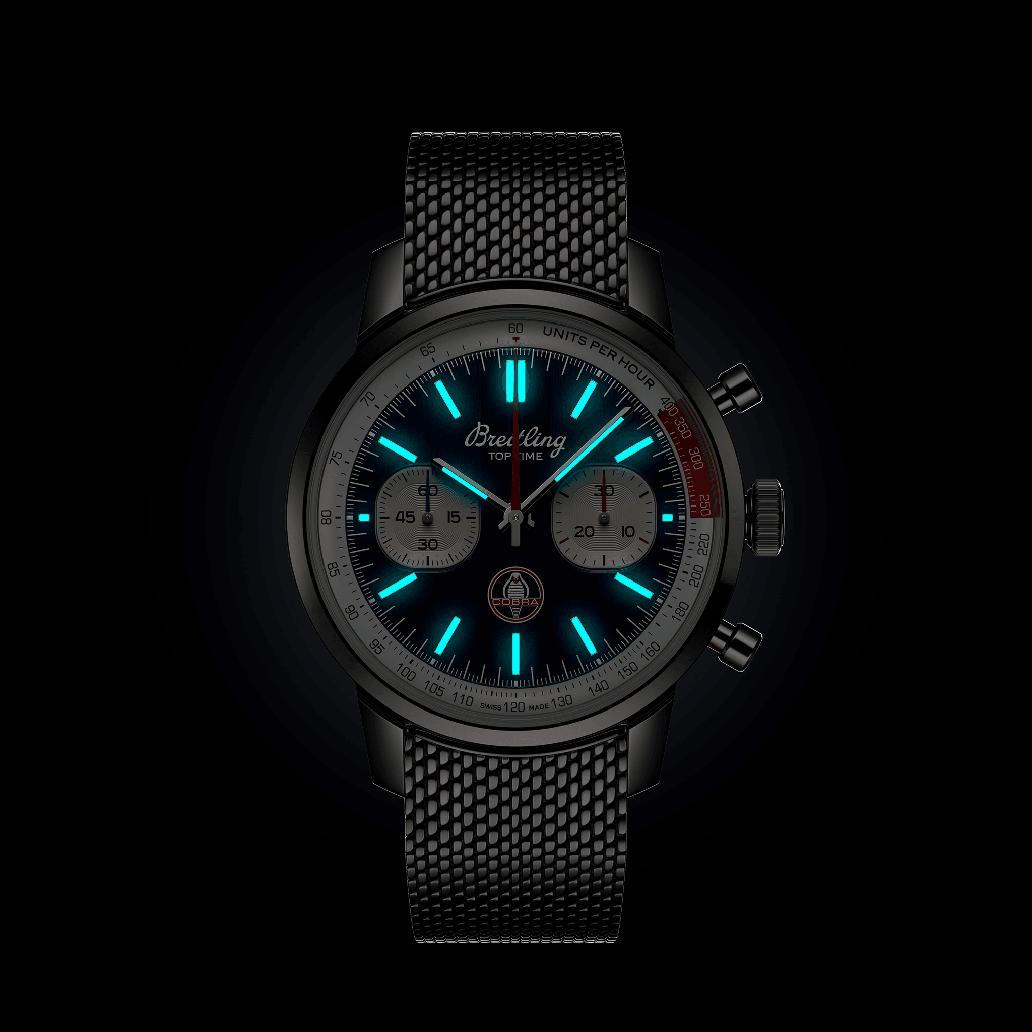 Men's watch / unisex  BREITLING, Top Time B01 Shelby Cobra / 41mm, SKU: AB01763A1C1A1 | watchphilosophy.co.uk