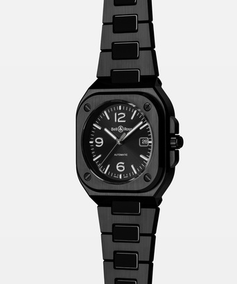 Men's watch / unisex  BELL & ROSS, BR 05 Black Ceramic / 41mm, SKU: BR05A-BL-CE/SCE | watchphilosophy.co.uk