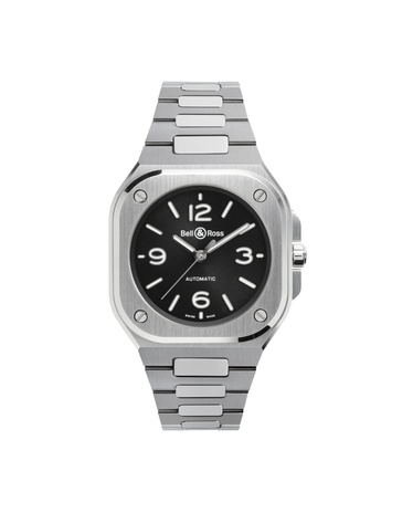 Men's watch / unisex  BELL & ROSS, BR 05 Black Steel / 36mm, SKU: BR05A-S-BL-ST/SST | watchphilosophy.co.uk