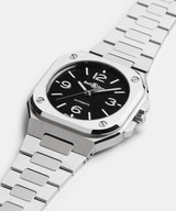Men's watch / unisex  BELL & ROSS, BR 05 Black Steel / 36mm, SKU: BR05A-S-BL-ST/SST | watchphilosophy.co.uk