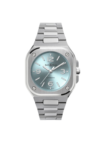 Men's watch / unisex  BELL & ROSS, BR 05 Ice Blue Steel / 36mm, SKU: BR05A-S-BU-ST/SST | watchphilosophy.co.uk