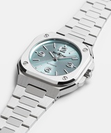 Men's watch / unisex  BELL & ROSS, BR 05 Ice Blue Steel / 36mm, SKU: BR05A-S-BU-ST/SST | watchphilosophy.co.uk