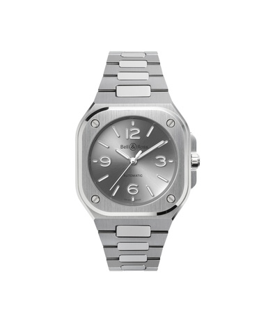 Men's watch / unisex  BELL & ROSS, BR 05 Grey Steel / 36mm, SKU: BR05A-S-GR-ST/SST | watchphilosophy.co.uk