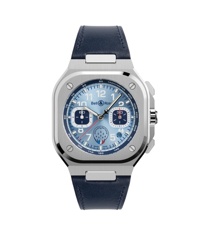 Men's watch / unisex  BELL & ROSS, BR 05 Chrono Patrouille de Francel Limited Edition / 42mm, SKU: BR05C-PAF-ST/SCA | watchphilosophy.co.uk