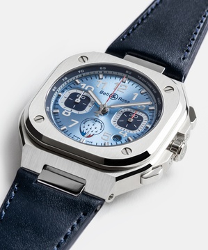 Men's watch / unisex  BELL & ROSS, BR 05 Chrono Patrouille de Francel Limited Edition / 42mm, SKU: BR05C-PAF-ST/SCA | watchphilosophy.co.uk