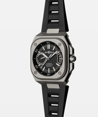 Men's watch / unisex  BELL & ROSS, BR-X5 Black Titanium / 41mm, SKU: BRX5R-BL-TI/SRB | watchphilosophy.co.uk