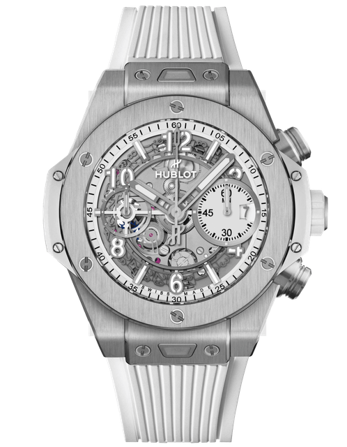 Men's watch / unisex  HUBLOT, Big Bang Unico Titanium White / 42mm, SKU: 441.NE.2011.RW | watchphilosophy.co.uk