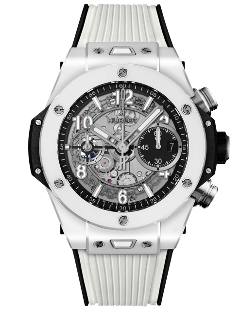 Men's watch / unisex  HUBLOT, Big Bang Unico White Ceramic / 42mm, SKU: 441.HX.1171.RX | watchphilosophy.co.uk