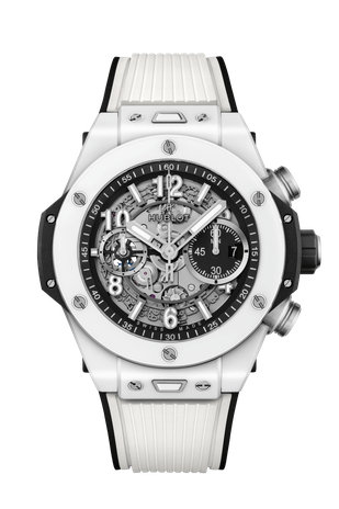 Men's watch / unisex  HUBLOT, Big Bang Unico White Ceramic / 44mm, SKU: 421.HX.1170.RX | watchphilosophy.co.uk