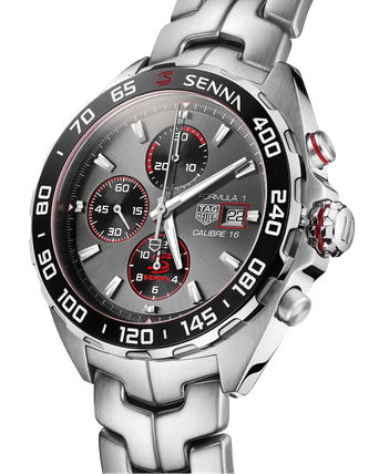 Men's watch / unisex  TAG HEUER, Formula 1 Senna Automatic Chronograph / 44mm, SKU: CAZ201D.BA0633 | watchphilosophy.co.uk