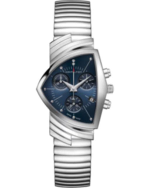 Men's watch / unisex  HAMILTON, Ventura Chrono Quartz / 32,3mm x 50,3mm, SKU: H24432141 | watchphilosophy.co.uk