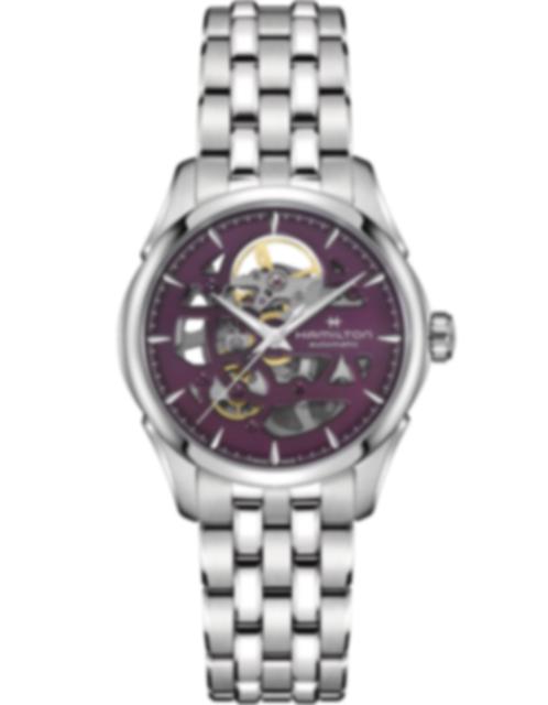 Ladies' watch  HAMILTON, Jazzmaster Skeleton Lady Auto / 36mm, SKU: H32265101 | watchphilosophy.co.uk