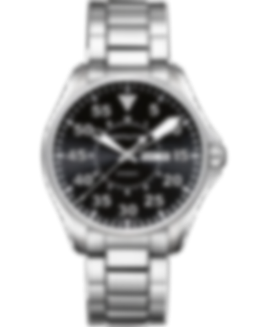 Men's watch / unisex  HAMILTON, Khaki Aviation Pilot Day Date Quartz / 42mm, SKU: H64611135 | watchphilosophy.co.uk