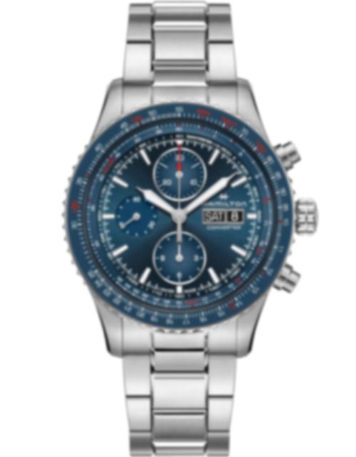 Men's watch / unisex  HAMILTON, Khaki Aviation Converter Auto Chrono / 44mm, SKU: H76746140 | watchphilosophy.co.uk