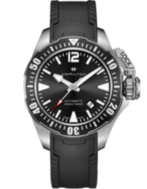 Men's watch / unisex  HAMILTON, Khaki Navy Frogman Auto / 42mm, SKU: H77605335 | watchphilosophy.co.uk