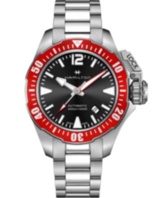 Men's watch / unisex  HAMILTON, Khaki Navy Frogman Auto / 42mm, SKU: H77725135 | watchphilosophy.co.uk