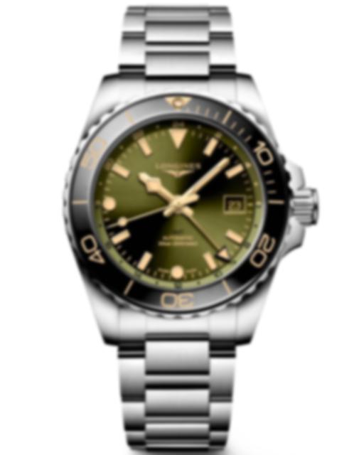 Men's watch / unisex  LONGINES, HydroConquest GMT / 41mm, SKU: L3.790.4.06.6 | watchphilosophy.co.uk