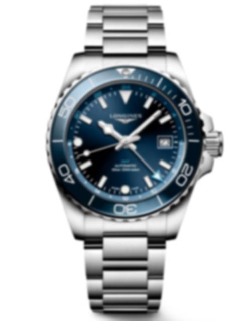 Men's watch / unisex  LONGINES, HydroConquest GMT / 41mm, SKU: L3.790.4.96.6 | watchphilosophy.co.uk