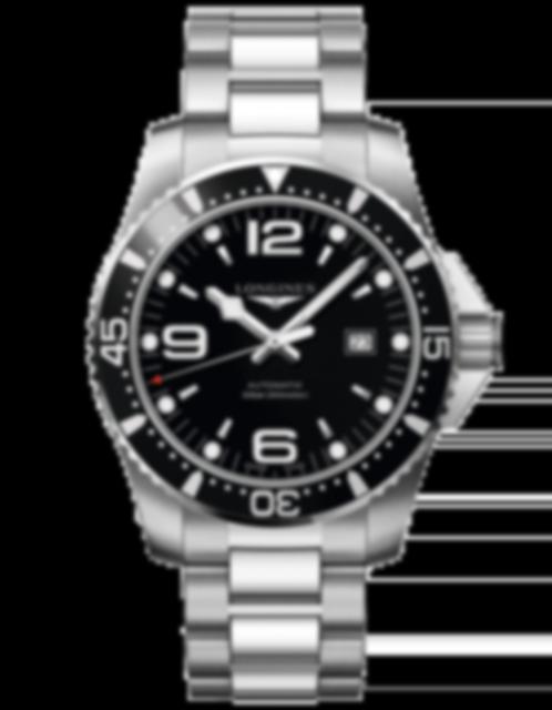 Men's watch / unisex  LONGINES, HydroConquest / 44mm, SKU: L3.841.4.56.6 | watchphilosophy.co.uk