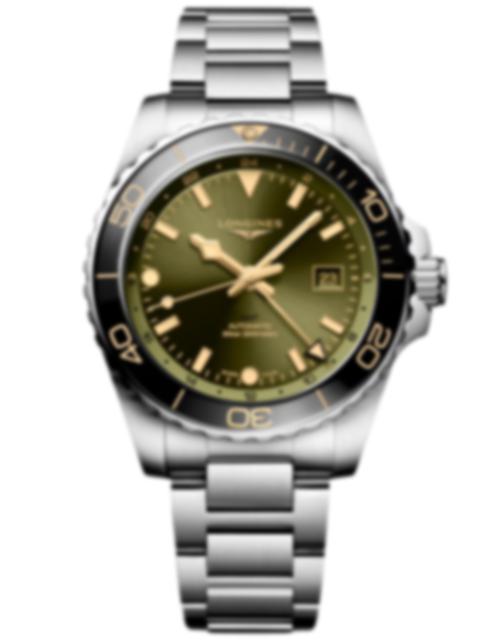 Men's watch / unisex  LONGINES, HydroConquest GMT / 43mm, SKU: L3.890.4.06.6 | watchphilosophy.co.uk