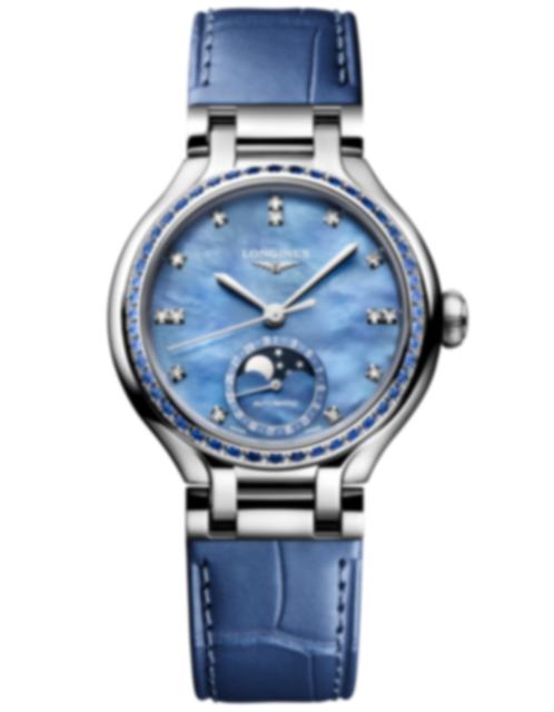 Ladies' watch  LONGINES, Primaluna Moonphase / 34mm, SKU: L8.126.0.97.2 | watchphilosophy.co.uk