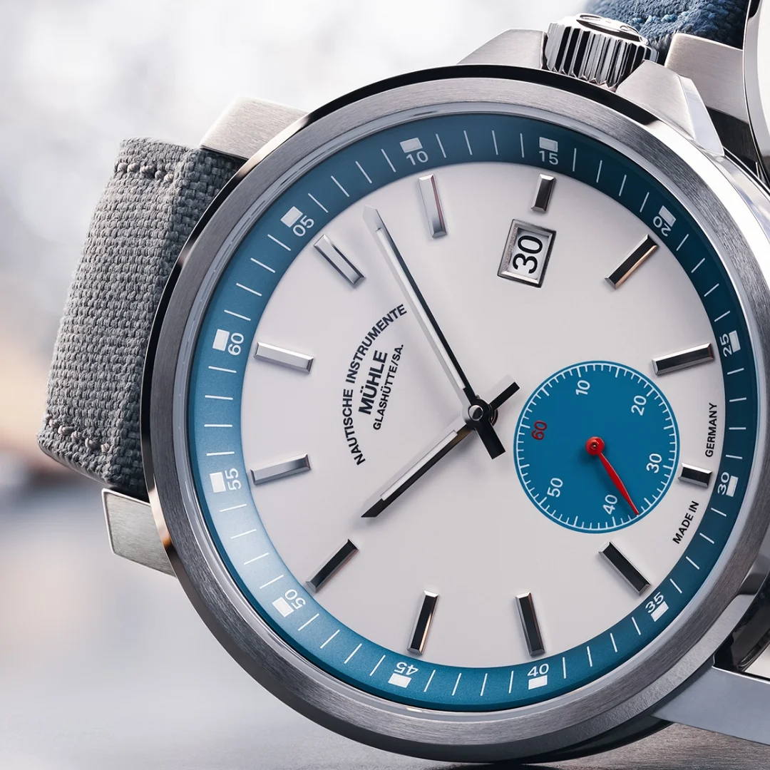 Men's watch / unisex  MÜHLE-GLASHÜTTE, 29ER Big Small Second / 42.4 mm, SKU: M1-25-87-CB-V | watchphilosophy.co.uk