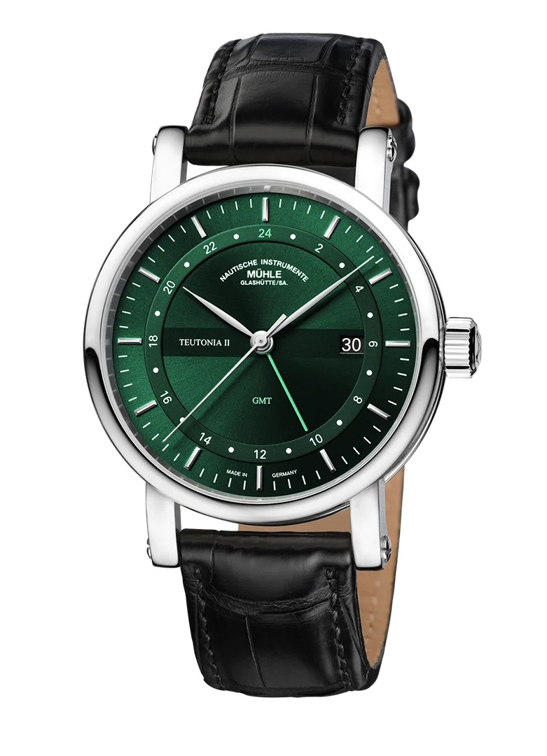 Men's watch / unisex  MÜHLE-GLASHÜTTE, Teutonia II GMT / 41 mm, SKU: M1-33-96-LB-I | watchphilosophy.co.uk
