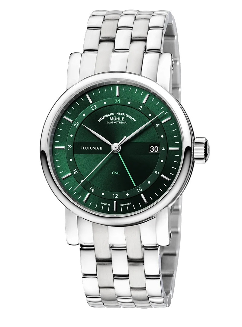 Men's watch / unisex  MÜHLE-GLASHÜTTE, Teutonia II GMT / 41 mm, SKU: M1-33-96-MB | watchphilosophy.co.uk