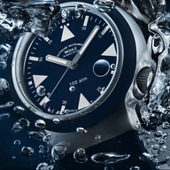 Men's watch / unisex  MÜHLE-GLASHÜTTE, S.A.R. Rescue-Timer Nautical Blue / 42 mm, SKU: M1-41-02-KB-II | watchphilosophy.co.uk