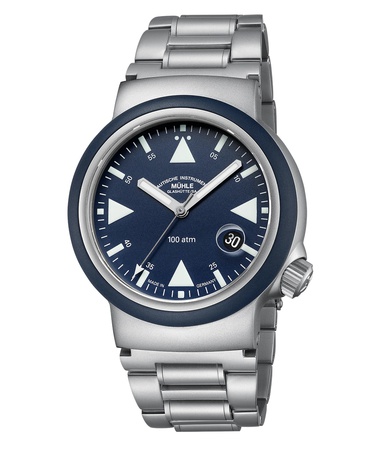 Men's watch / unisex  MÜHLE-GLASHÜTTE, S.A.R. Rescue-Timer Nautical Blue / 42 mm, SKU: M1-41-02-MB-II | watchphilosophy.co.uk