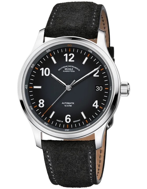 Men's watch / unisex  MÜHLE-GLASHÜTTE, Lunova Date / 42.3mm, SKU: M1-43-16-LB-V | watchphilosophy.co.uk