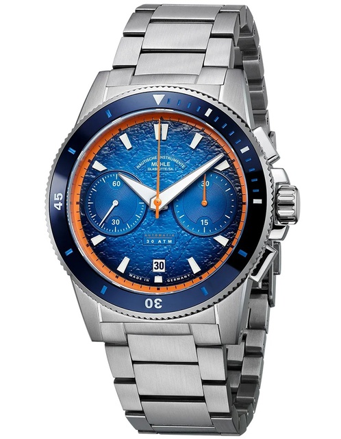 Men's watch / unisex  MÜHLE-GLASHÜTTE, Sportivo Active Chronograph / 42.50mm, SKU: M1-52-02-MB | watchphilosophy.co.uk