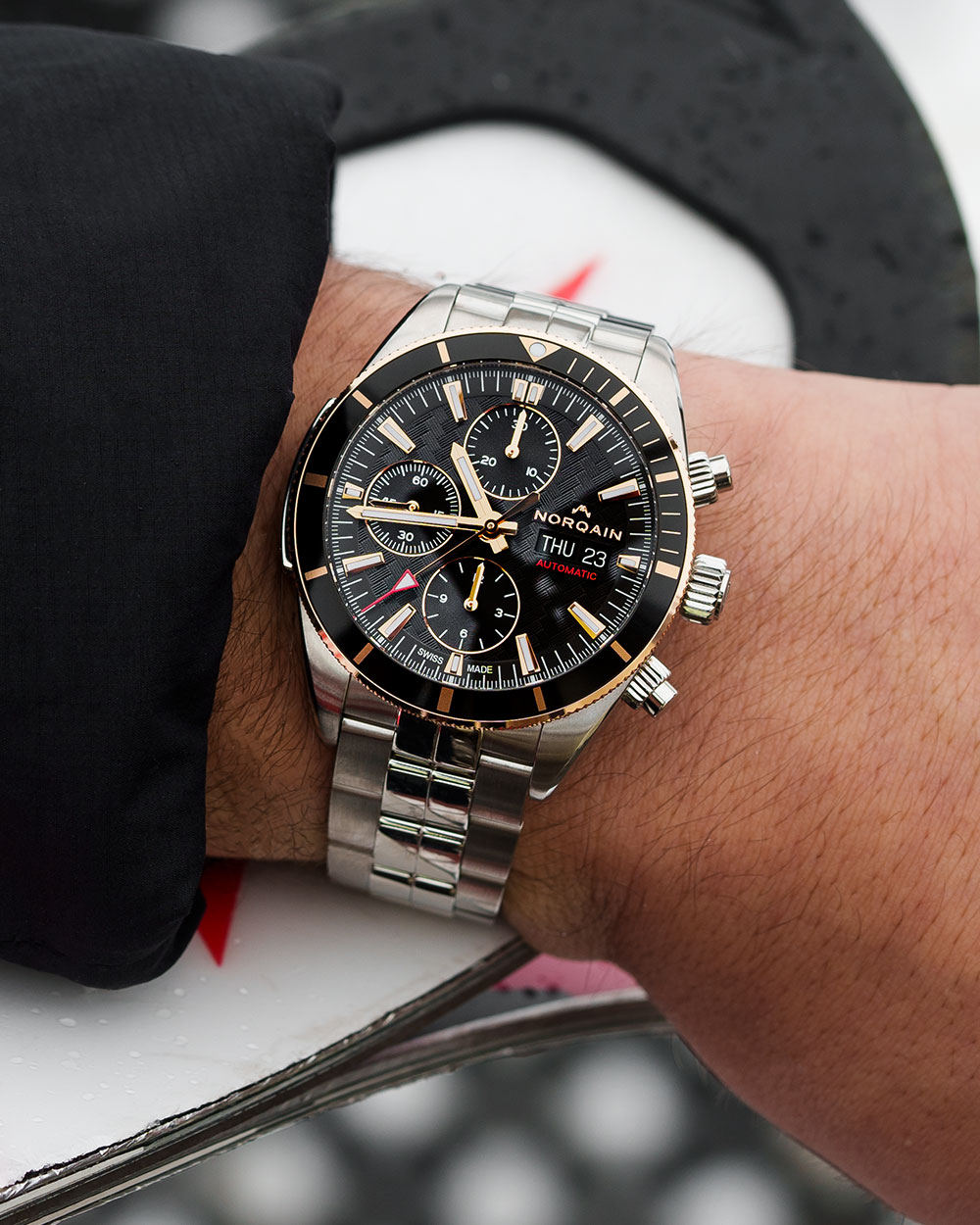 Men's watch / unisex  NORQAIN, Adventure Sport Chrono Day/Date/ 41mm, SKU: N1500.17S02.B01.S01 | watchphilosophy.co.uk