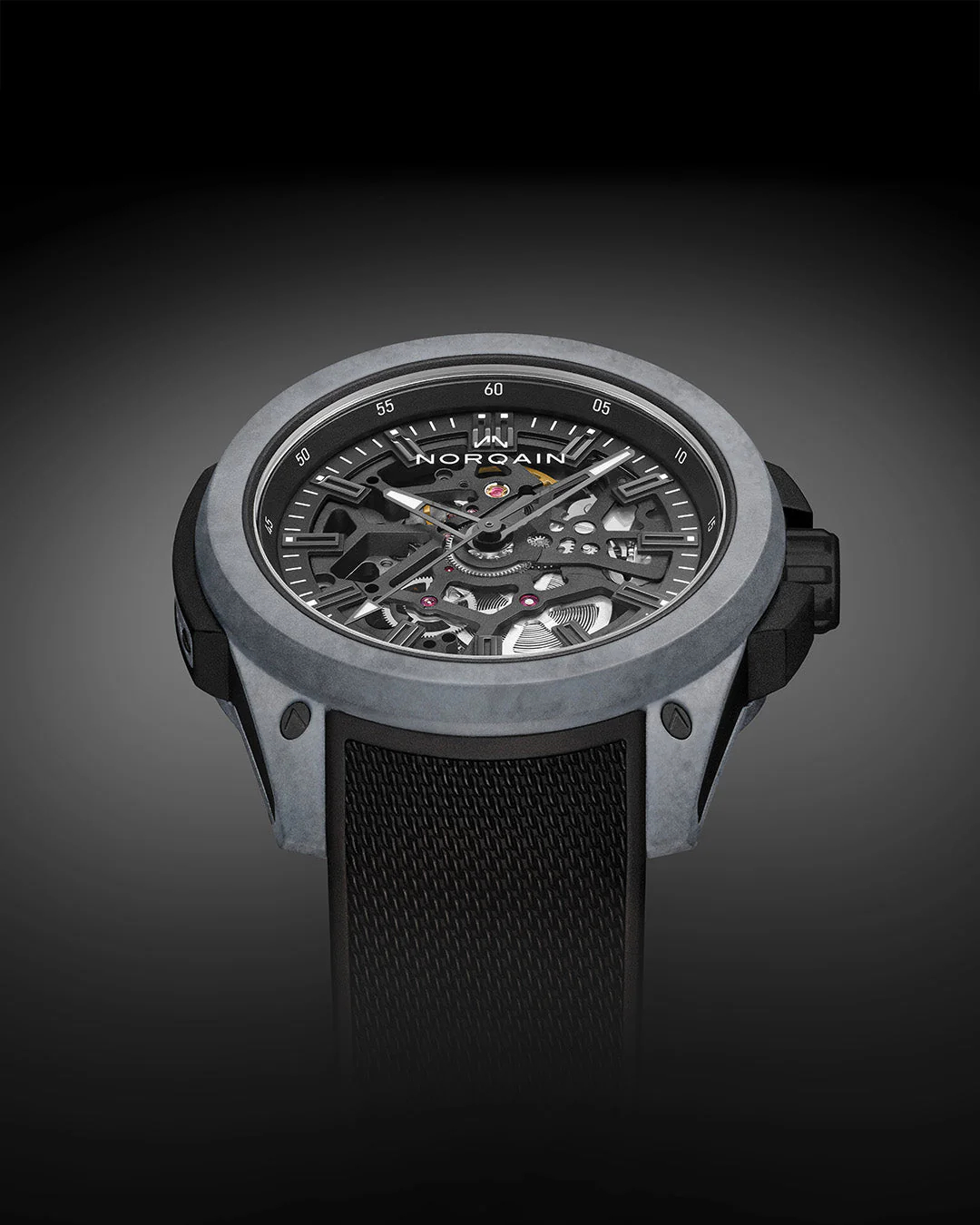 Men's watch / unisex  NORQAIN, Independence Wild One Skeleton Grey / 42mm, SKU: N3000.07Q42.B18.R01 | watchphilosophy.co.uk