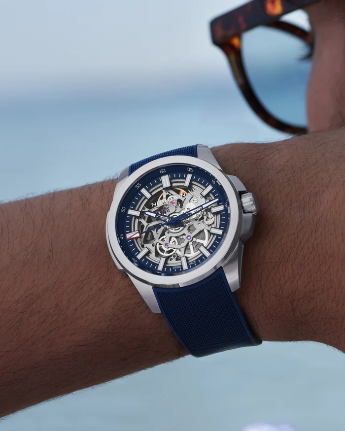 Men's watch / unisex  NORQAIN, Independence Skeleton / 42mm, SKU: N3000.07S01.A01.R01 | watchphilosophy.co.uk