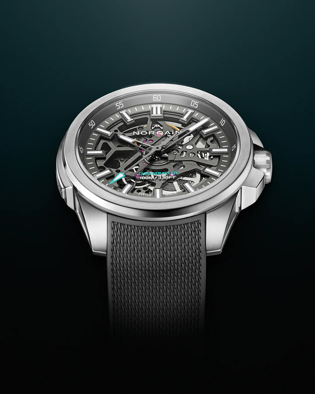 Men's watch / unisex  NORQAIN, Independence Skeleton / 40mm, SKU: N3008.07S01.G01.R01 | watchphilosophy.co.uk