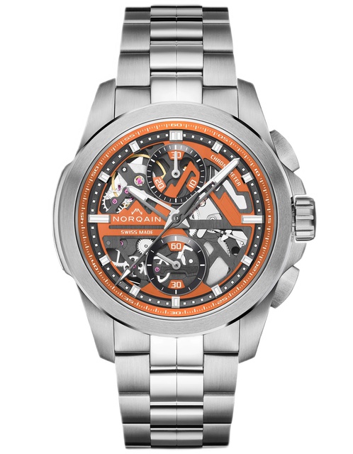 Men's watch / unisex  NORQAIN, Independence Skeleton Chrono / 42mm, SKU: N3200.40S01.O01.S01 | watchphilosophy.co.uk