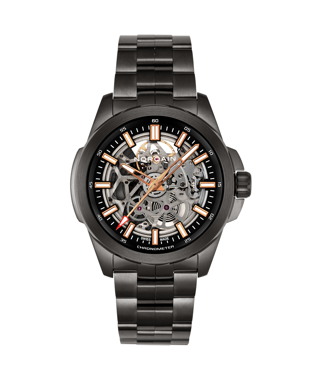 Men's watch / unisex  NORQAIN, Independence Skeleton DLC / 42mm, SKU: N3000.07.B01.B02.B01 | watchphilosophy.co.uk