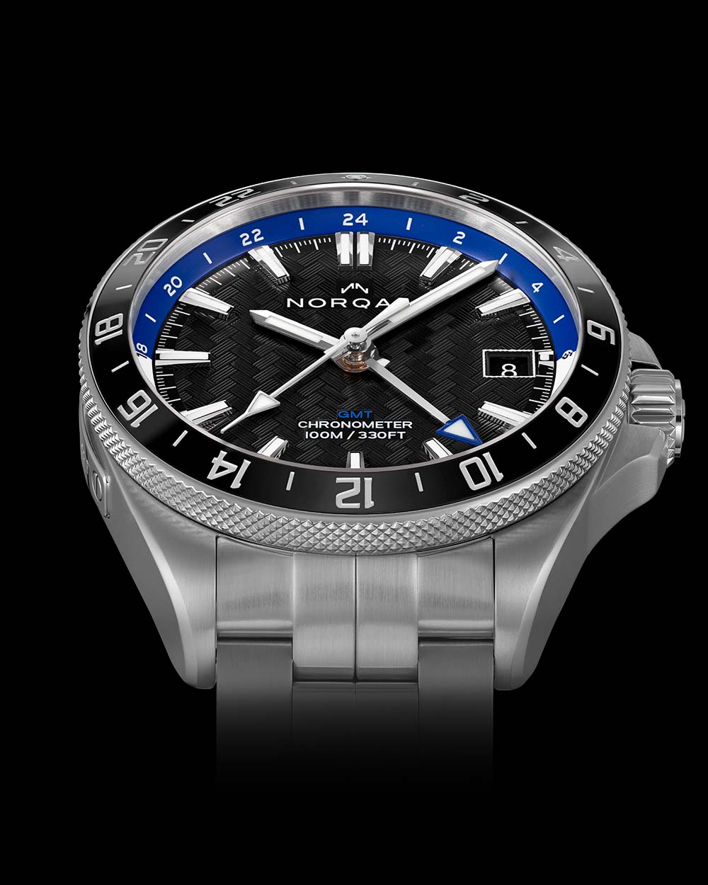 Men's watch / unisex  NORQAIN, Adventure Neverest GMT / 41mm, SKU: NN1100SC1CG/BA111/150SSG | watchphilosophy.co.uk