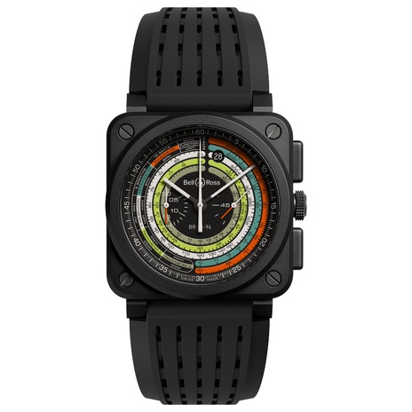 Men's watch / unisex  BELL & ROSS, BR 03-94 Multimeter / 42mm, SKU: BR0394-SW-CE/SRB | watchphilosophy.co.uk
