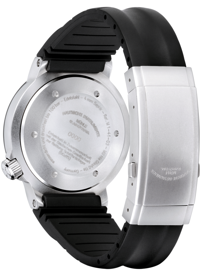 Men's watch / unisex  MÜHLE-GLASHÜTTE, S.A.R. Rescue-Timer / 42 mm, SKU: M1-41-08-KB | watchphilosophy.co.uk