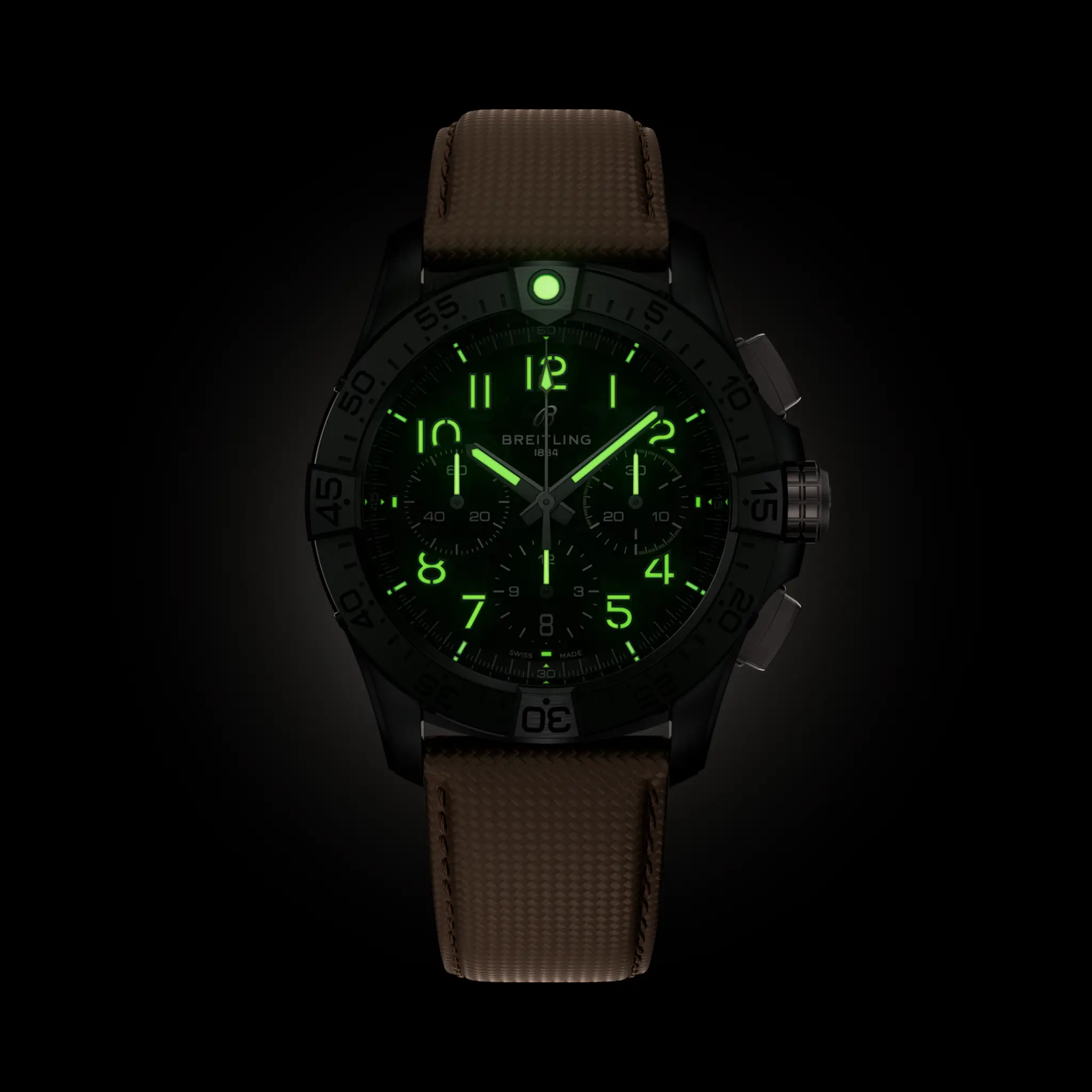 Men's watch / unisex  BREITLING, Avenger B01 Chronograph 42 Night Mission / 42mm, SKU: SB0146101B1X1 | watchphilosophy.co.uk