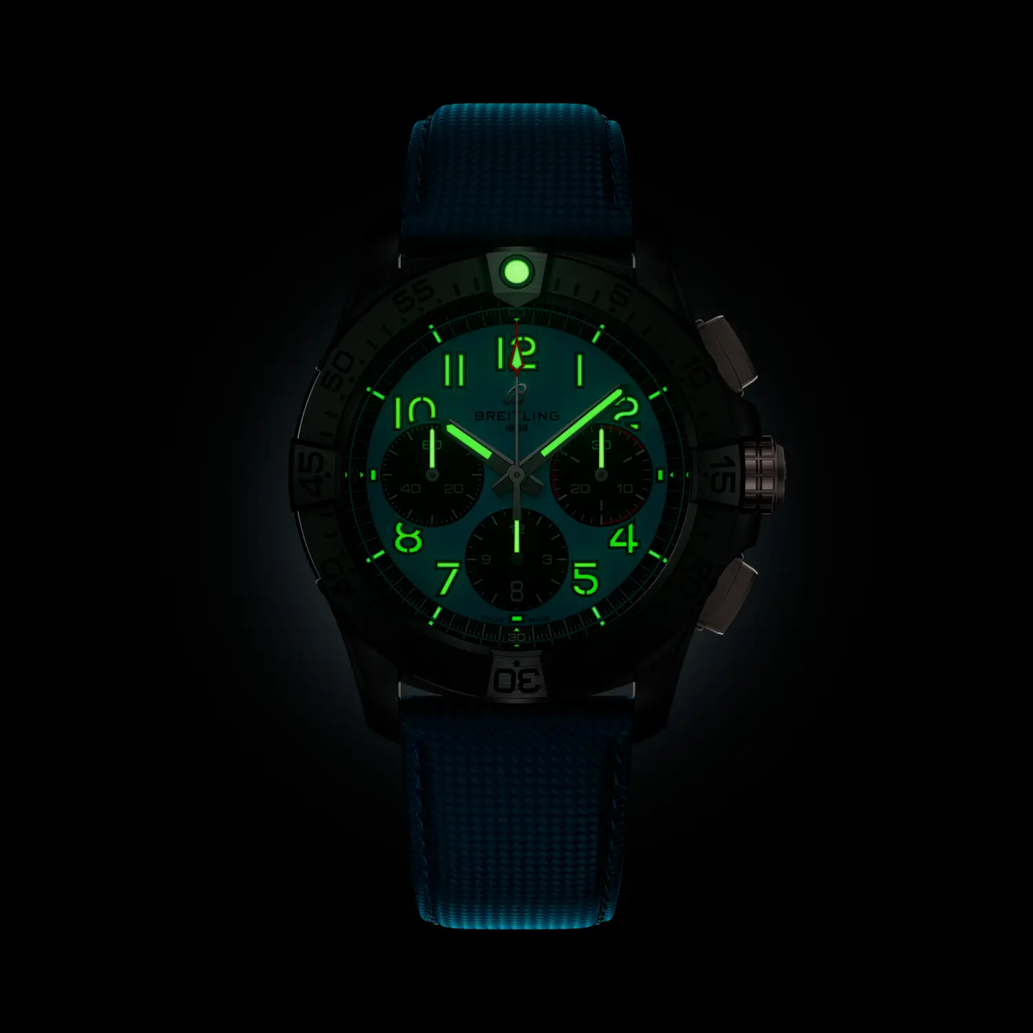 Men's watch / unisex  BREITLING, Avenger B01 Chronograph 42 Night Mission / 42mm, SKU: SB0146101L1X1 | watchphilosophy.co.uk