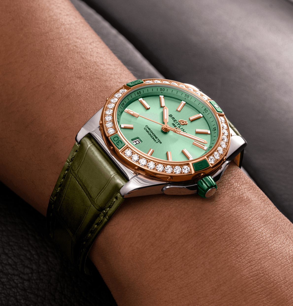 Ladies' watch  BREITLING, Super Chronomat Automatic / 38mm, SKU: U17356531L1P1 | watchphilosophy.co.uk